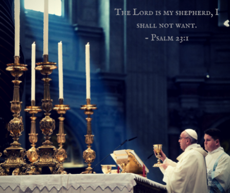 The Lord is my shepherd, I shall not want.- Psalm 23-1 (1)